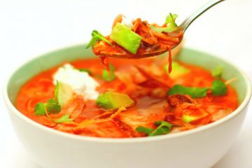 Recipe: Easy Spicy Chicken Tortilla Soup | onbetterliving.com