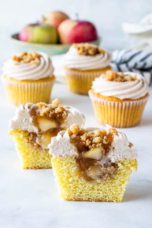Apple Crisp Cupcakes recipe apple dessert roundup | Retire And Journey