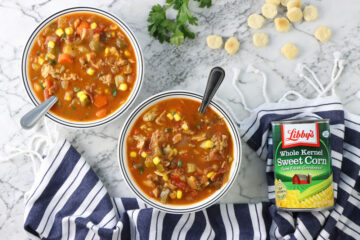 Manhattan Clam and Corn Chowder